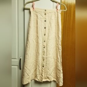 👙G2000 maxi button down skirt